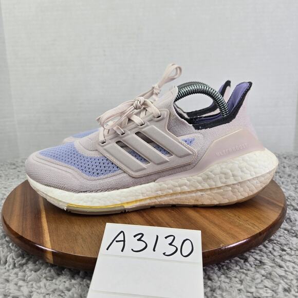 Adidas Ultra Boost 21 Orchid Tint Casual Lifestyle Gym Running Shoe Womens 8 - Picture 1 of 13